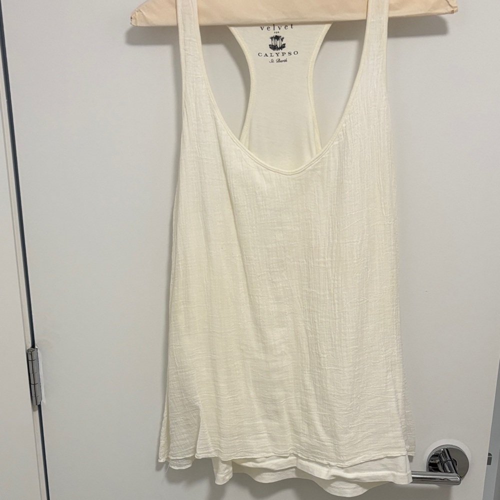 Calypso St Barth Racer Back Tank Top Size S